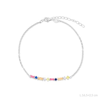 Pulsera de Plata de Ley con...