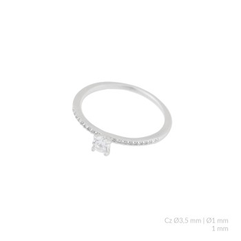 Anillo de Plata de Ley con...