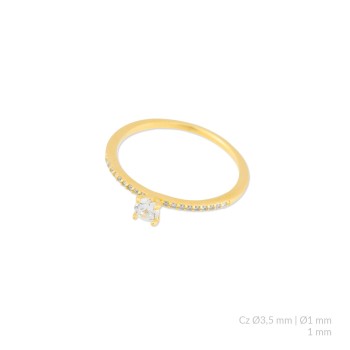 Anillo de Plata de Ley con...