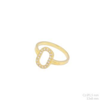 Bague en Argent avec oxyde...