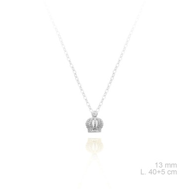 Silver Necklaces with Cubic Zirconium 