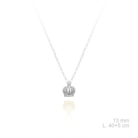 Silver Necklaces with Cubic Zirconium 