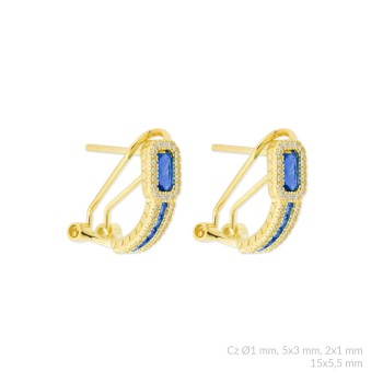 Pendientes de Plata de Ley...