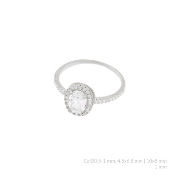 Anillo de Plata de Ley con...