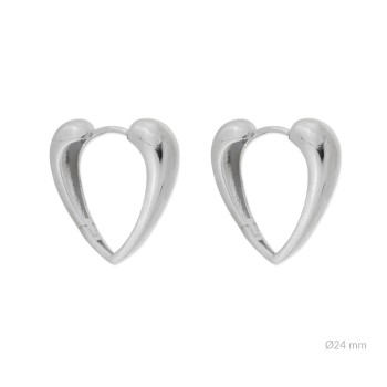 Silver earrings
