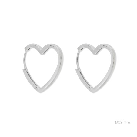 Silver earrings