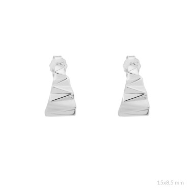 Silver earrings