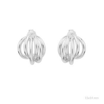 Pendientes de Plata de Ley