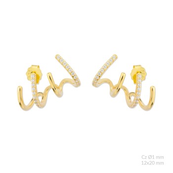Boucles d'oreilles en...