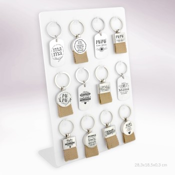 Display - 12 keyrings 2