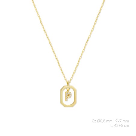 Gargantilha em Prata Esterlina | P