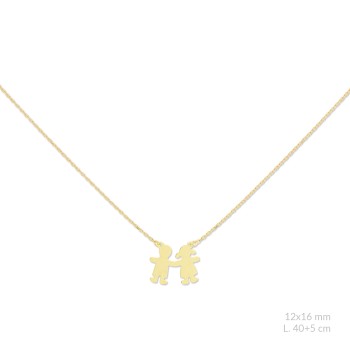 Silver necklace with cubic... 2