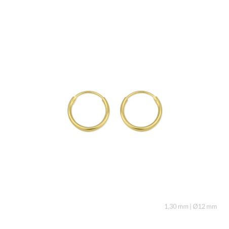 Silver Earrings | Ø12 mm