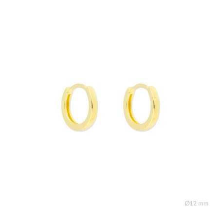 Silver earrings | Ø12mm