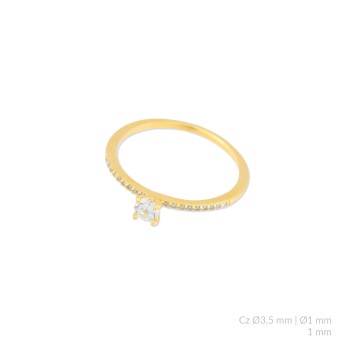 Bague en Argent avec oxyde... 2