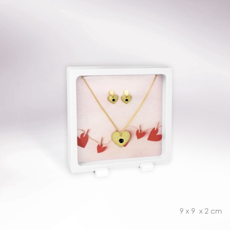 Packs de la Saint-Valentin - Boucles d'oreilles et sautoir