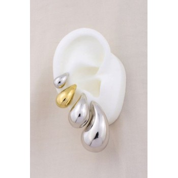 Silver earrings | 23x13 mm 2