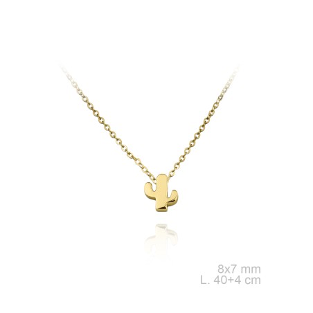 Gargantilla Cactus Dorada