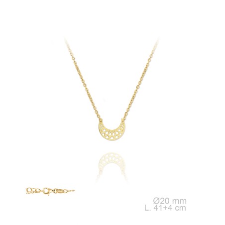 Gargantilla Luna  Colecc. Inca Dorada