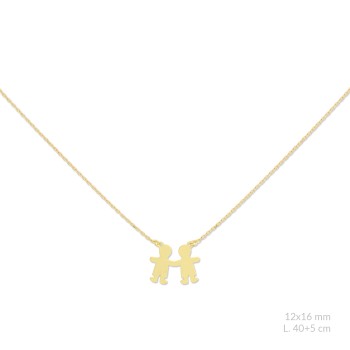 Silver necklace with cubic... 2