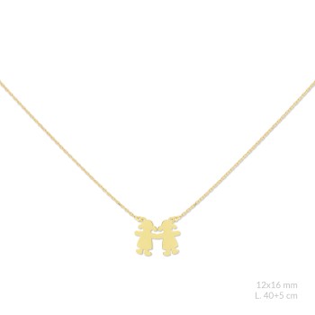 Silver necklace with cubic... 2