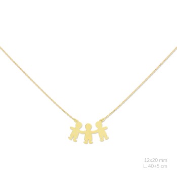 Silver necklace with cubic... 2