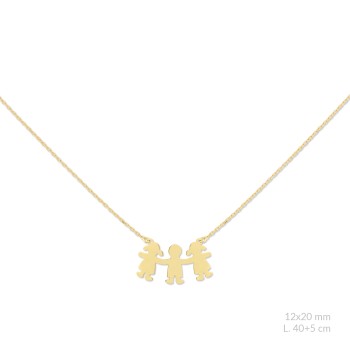 Silver necklace with cubic... 2