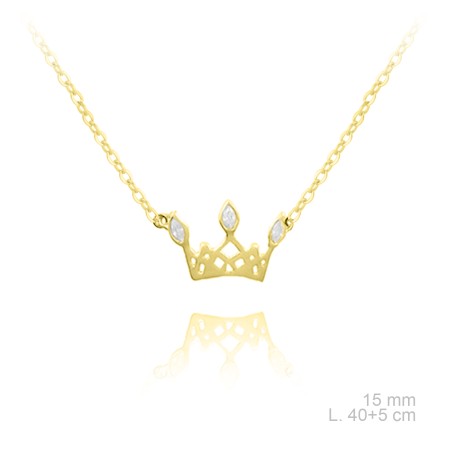 Silver Necklaces with Cubic Zirconium 