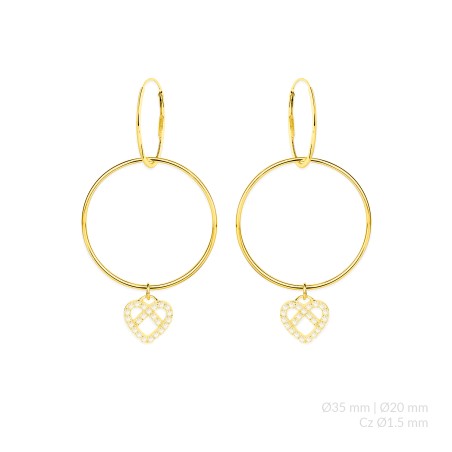 Pendientes de Plata de Ley