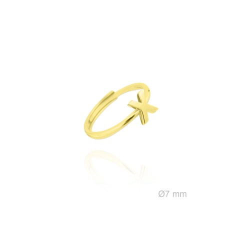 Silver ring | Letter X