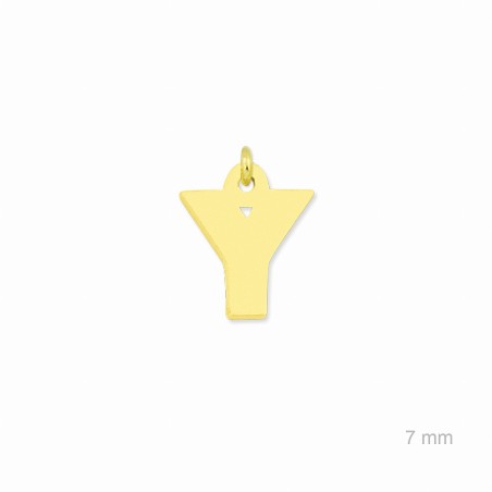 Charm de Plata de Ley (Letra Y)