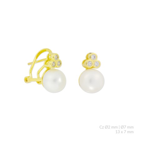 Boucles d'oreilles en Argent