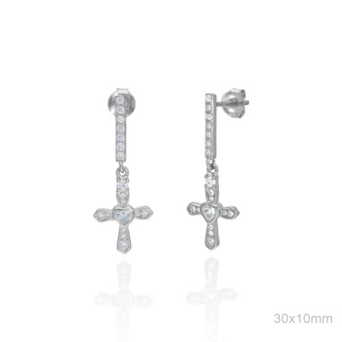 Boucles d'oreilles Zircons