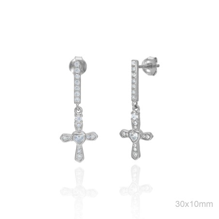 Boucles d'oreilles Zircons
