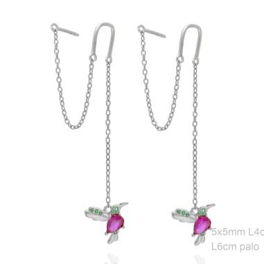 Boucles d'oreilles Zircons