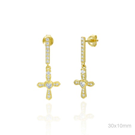 Boucles d'oreilles Zircons