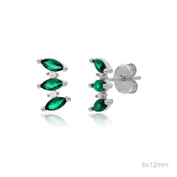 Boucles d'oreilles Zircons