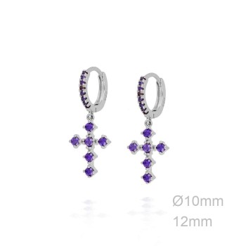 Boucles d'oreilles Zircons