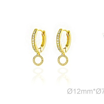 Boucles d'oreilles Zircons