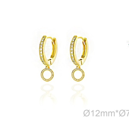 Boucles d'oreilles Zircons