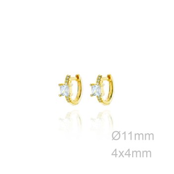 Boucles d'oreilles Zircons