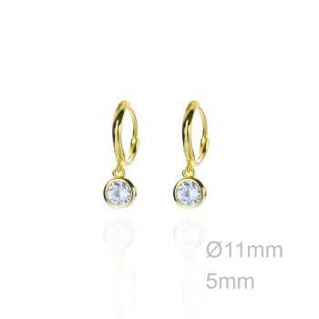 Boucles d'oreilles Zircons