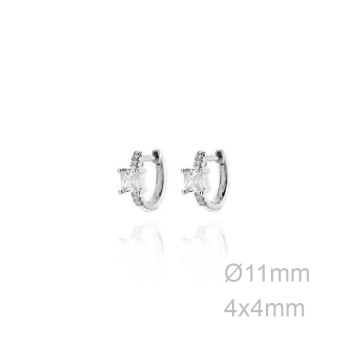 Boucles d'oreilles Zircons