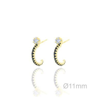 Boucles d'oreilles Zircons