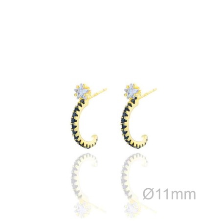 Boucles d'oreilles Zircons