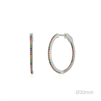 Pendientes Aro Circ. Color...