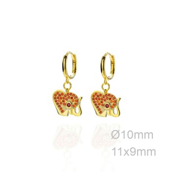 Boucles d'oreilles Zircons