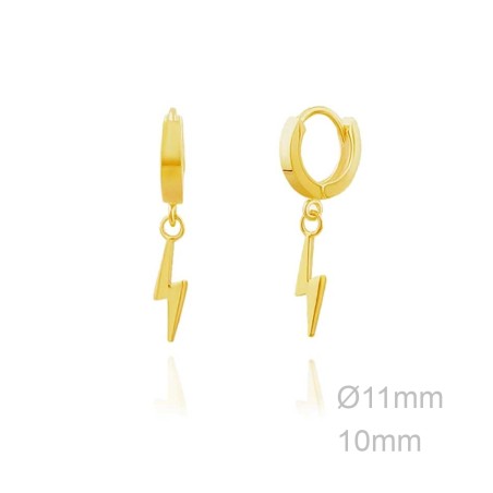 Boucles d'oreilles Argent lisse