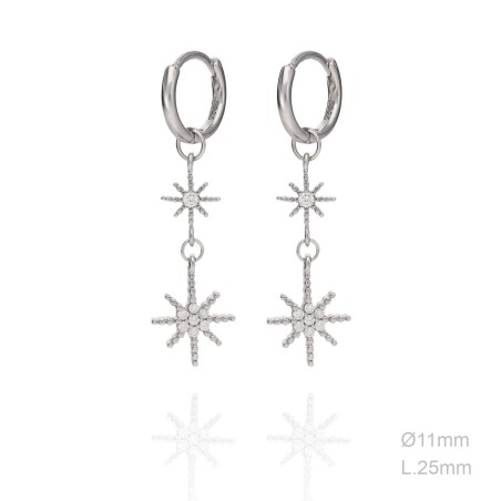 Boucles d'oreilles Zircons
