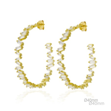 Boucles d'oreilles Zircons